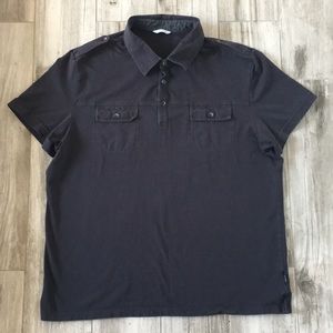 Calvin Klein Black Polo Shirt